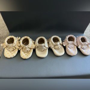 Set of Freshly Picked newborn moccasins